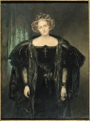 Henriette Sonntag (1803-54) i rollen som Donna Anna fra operaen Don Giovanni av Mozart