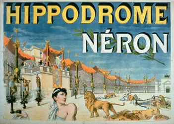 #39;Neros hippodrom#39; (fargelitografi)