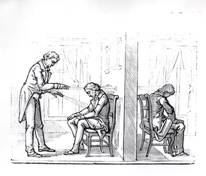 Illustration from du Poteter work on Animal Magnetism, 1863
