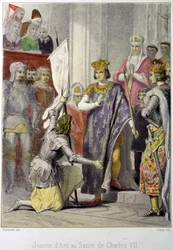 Jeanne d’Arc ved kroningen av Karl VII