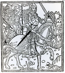 Joan of Arc, fra The Sea of ​​Stories, 1491