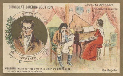 Johann Wolfgang (von) Goethe (1749-1832), tysk romanforfatter, dramatiker, poet, kunstteoretiker og statsmann, forfatter av "The sufferings of the Young Werther", epistolær roman (1774)