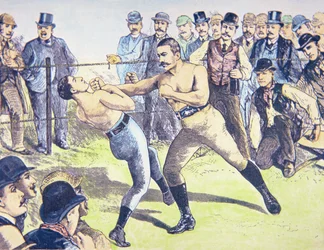 John L. Sullivan v. Charlie Mitchell 10. mars