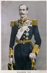 Kong Haakon VII av Norge (1872-1957), tidlig på 1900-tallet