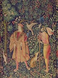 La Vie Seigneuriale - Avreise for jakten, ca. 1500