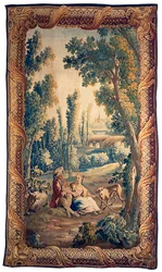 Louis XV Aubusson pastoralt tapet
