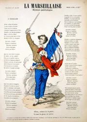 Tekst til ""La Marseillaise". Bilde av Epinal