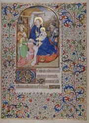 MS.McClean.81.f68r Adoration of the Magi, French Horae