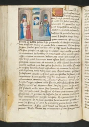 MS Hunter 252 105v-side fra Hundred New News, ca. 1461-62