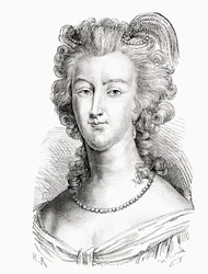 Marie Antoinette, fra History of France, utgitt ca. 1880