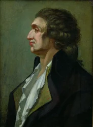 Marie Jean Antoine Nicolas de Caritat (1743-94) Marquis de Condorcet (olje på lerret)