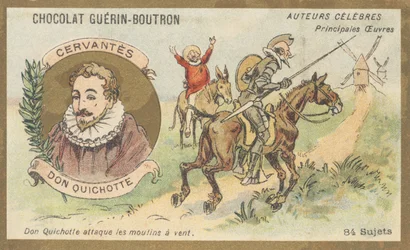 Miguel de Cervantes Saavedra (1547-1616), spansk romanforfatter, poet og dramatiker, forfatter av "Don Quijote" (1605)