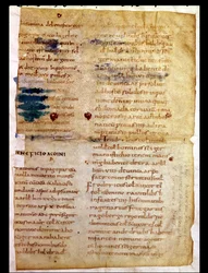 Ms Lat 12832 Fol.A Inventar over karolingisk eiendomsbesittelse, fra polyptyken til abbed Irminon av Saint-Germain-des-Pres