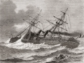 Napoleon III, fra Les Merveilles de la Science, pub.1870.