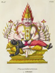 Narasimha, gravert av de Marlet