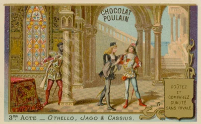 Othello, Chocolat Poulain handelskort