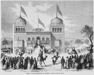 Parc du Montsouris: Palais du Bey i Tunis på verdensutstillingen i 1867.