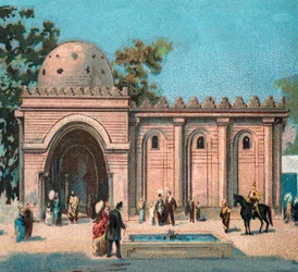 Paris. Universell utstilling fra 1889: Persan Pavillon.