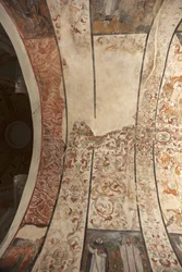 Sognekirke (Vår Frue av Solers kirke). Interiør. Skibet, takene. Veggmalerier. Det 16. århundre (?).
