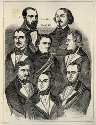 Plakatvalg 1848 - Franske republikanske politikere