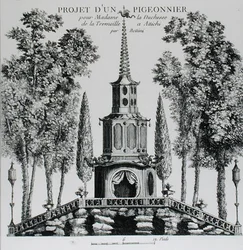 Plan for et duehus, fra 