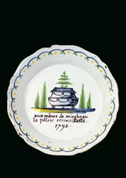 Plate, 1791 (keramikk)