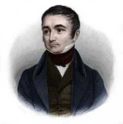 Portrait of Adolphe Thiers (1797-1877), French politician and historian. in “” Book of Speakers” by Louis de Cormenin Timon. 1842. Private collection.