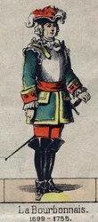 Portrett av Bertrand Francois Mahe, Comte de LA BOURDONNAIS (1699 - 1755), fransk admiral Bilde av Epinal fra slutten av 1800-tallet.