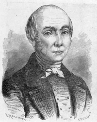 Portrait of Charles Dallery (1754 - 1835), - in “” Album of Science; illustrious scholars; Great discoveries””” 1896.