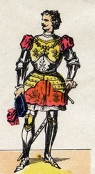 Portrait of Charles the Temeraire (1433-1477) Duke of Burgundy in 1467.