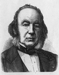 Portrett av Claude Bernard (1813 - 1878), fransk fysiolog - i "Album de la Science; berømte vitenskapsmenn; Store funn”” 1896.