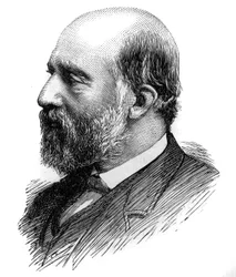 Portrait of Francois Ferdinand Philippe, Prince of Joinville (1818-1900). Engraving in “” Le Monde Illustré””, 26 June 1886.