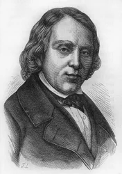 Portrett av François Vincent Raspail (1794-1878), fransk biolog, kjemiker og politiker.