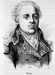 Portrait of Jacques Francois Menou, Baron de Boussay, French General (1750-1810) - in “” L