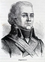 Portrett av Jacques François Coquille dit Dugommier, fransk general (1738 -1794) - i "" L