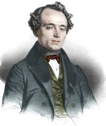 Portrett av Jean Baptiste (Jean-Baptiste) Andre Dumas (1800-1884) fransk kjemiker.