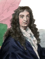 Portrett av Jean Baptiste Lully (1632-1687), fransk komponist.