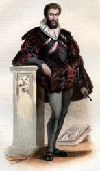 Portrett av Jean Goujon (1510-c.1566), fransk billedhugger og arkitekt.