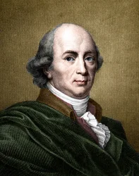 Portrett av Johann Gottfried Herder (1744-1803) tysk filosof og forfatter. (senere fargelegging)