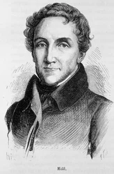 Portrett av Louis-Mathieu Mole - Portrett av Louis Mathieu, jarl av Mole (1781 - 1855), fransk politiker - i "" L