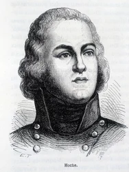 Portrett av Louis Lazare Hoche (1768-1797), fransk general - i "" L