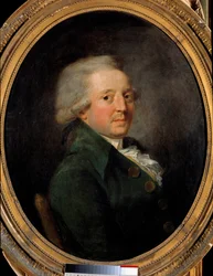 Portrett av Marie Jean Antoine Nicolas de Caritat, Marquis de Condorcet (1743-1793), fransk filosof. Anonymt fransk maleri