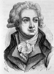 Portrett av Marie Jean Herault de Sechelles (1759-1794), fransk politiker - i "L