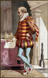 Portrett av Maximilian de Bethune, baron de Rosny, hertug av Sully (1560-1641), fransk politiker.