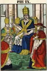 Portrett av pave Pius IX (1792 - 1878)