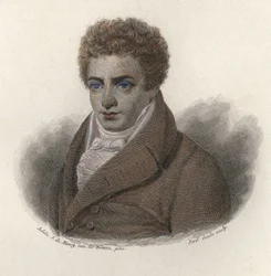 Portrett av Robert Fulton (1765-1815), amerikansk ingeniør. I "" Portretter av nyttige menn""