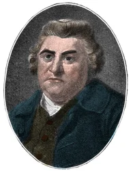 Portrett av Thomas Warton (1728-1790) engelsk litteraturhistoriker, kritiker og poet. 1800-tallet.