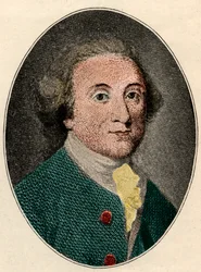 Portrett av William Whitehead (engelsk poet) (1715-1785).