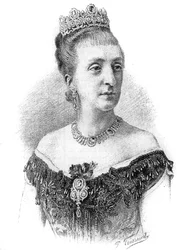 Portrett av grevinnen av Paris, Marie-Isabelle (Marie-Isabelle) d
