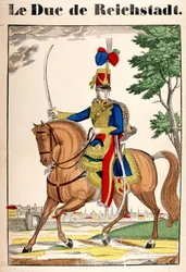 Portrett av hertugen av Reichstadt, Napoleon II, sønn av keiser Napoleon I (1769-1821). Bilde av Epinal